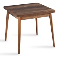 Masa bucatarie Brigitte, patrat, culoare nuc, 80 cm - 1