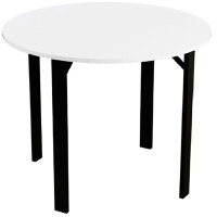 Masa bucatarie Onita rotund culoare alb-negru,R90 X 75 cm - 1