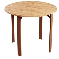 Masa bucatarie Onita rotund culoare nuc,R 90cm - 1