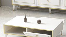 Masa cafea cu spatii depozitare Elegance Homs 90 x 60 cm