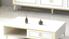 Masa cafea cu spatii depozitare Elegance Homs 90 x 60 cm