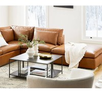 Masa de cafea Deco Homs,seria D-710,80 x 80x 40 cm, negru,0015 - 1