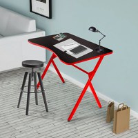 Masa pentru laptop Atlantic Homs 90 x 60 x 72 cm, rosu-negru - 1
