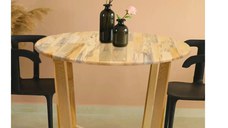 Masa rotund  dining din lemn  Homs, seria A-620,90 x 75 cm,30176