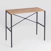 masa tip bar Alexa Homs, 100 x 45 x 92 cm, nuc/negru - 1