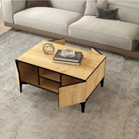 Masuta cafea Susana living culoare nuc deschis 90 cm - 1