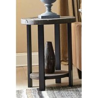 Masuta de cafea lemn ,rotund Homs, seria A-620, 47X 47 x 60 cm,30014 - 1