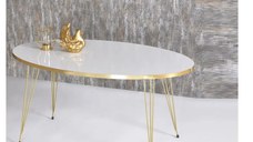 Masuta de cafea ovala, 90x50x43 cm, 20124