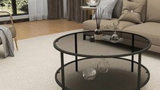 Masuta de cafea sticla,Homs,seria 710,80x80x45 cm,0049