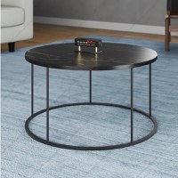 Masuta de cafea Vicenta Homs, negru, seria 440, 25034, 70 cm - 1