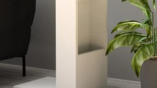 Masuta laterala  Sorina Homs, alb, 50 x 40 x 30 cm, pal 18 mm