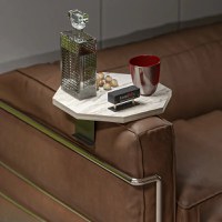 Masuta laterala, Verla Homs, bej marmurat,reglabil, 25053 - 1