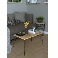 Masute de cafea, Letitia Homs,nuc-negruj, 72 x 45 x 42.8 cm - 1