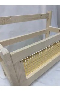 Organizator din lemn pentru carti si caiete,seria wood, Homs, 49 x 41 x 28 cm,700180 - 1