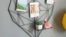 Panou foto metal, Love Homs, 50 x 45 cm, negru