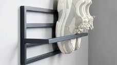 Pantofar,din metal,culoare negru,40x10x20 cm