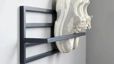 Pantofar,din metal,culoare negru,40x10x20 cm