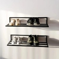 Pantofar hol 2 buc 70X30X25 cm, negru - 1