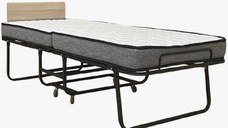 Pat metalic pliabil  cu saltea de o persoană Nest 190x80 cm