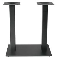 Picioare metalice pentru masa 120x70 cm,negru - 1