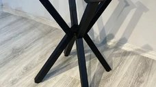 Picioare metalice pentru masa rotunda sau patrata, negru