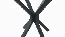 Picioare pentru masa rotunda sau patrata metal, culoare negru,70 cm