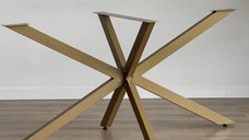 Picior masa metal,auriu,150x78x71 cm