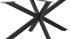 Picior masa metal, Homs , Negru,150x78x71 cm,30627