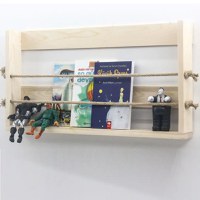 Raft de perete,biblioteca,seria wood,Homs, lemn natur,700032 - 1