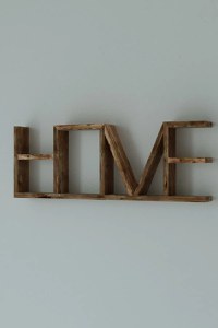 Raft de perete din lemn  Homs Home, 75 x 8 x 27 cm, maro - 1