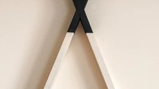 Raft de perete din lemn, seria Wood Homs, 40x23x6 cm, 700124