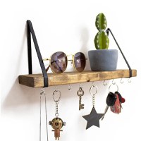 Raft de perete lemn,seria wood Homs 40 x 9 cm,700043 - 1