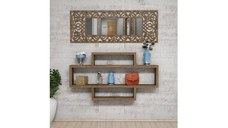 Raft de perete, Lotto Homs, nuc, 120 x 65 x 14 cm, PAL 18 mm