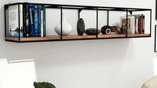 Raft de perete, Miray Homs, pin, 120 x 30 x 30 cm,lemn