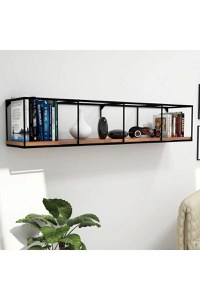Raft de perete, Miray Homs, pin, 120 x 30 x 30 cm,lemn - 1