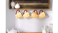 Raft de perete pentru bucatarie, seria wood, Homs, 70x21x10 cm, lemn natur,700038