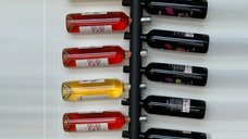 Raft de perete/suport vinuri, Wine Stand Homs, metal