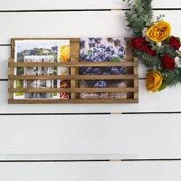 Raft decoartif, seria wood Homs, natur, 55 x 28 x 8,5 cm, lemn,700117 - 1