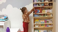 Raft organizator carti si caiete 100×49×7.5 cm – lemn natur, Ori A-620