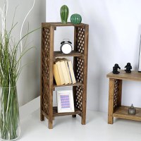 Raft organizator cu 4 politie pentru bucatarie,baie decor 90 cm - 1