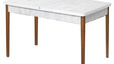 Resigilat:Masa extensibila Dining Homs bej maro 170 x 80 cm