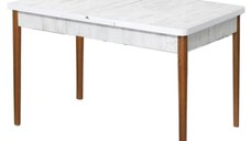 Resigilat:Masa extensibila Dining Homs bej maro 170 x 80 cm