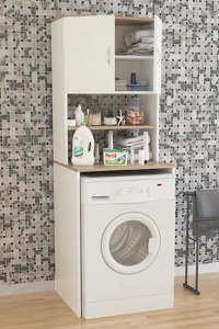 Resigilat:Masca masina de spalat cu corp suspendat White Homs 65 x 55 x 183 cm - 1