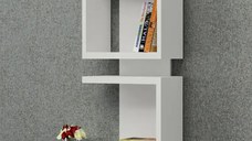 Resigilat:Raft perete Salia Homs, 45 x 60 x 23.8 cm, alb