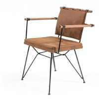 Resigilat:Scaun metal, balcon,terasa,bucatarie,birou,dining Homs, negru - 1