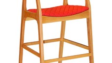 Scaun bar tapitat,fag,Seria Special AST-650,Homs,60016,rosu