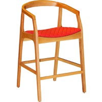 Scaun bar tapitat,fag,Seria Special AST-650,Homs,60016,rosu - 1