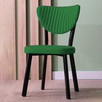 Scaun Barton, verde, profil din metal - 1