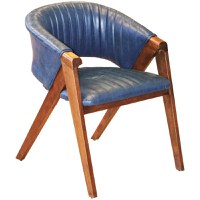 Scaun living tapitat,fag,Seria Special AST-650,Homs,60012,albastru - 1