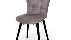 Scaun living tapitat gri Beluga Homs